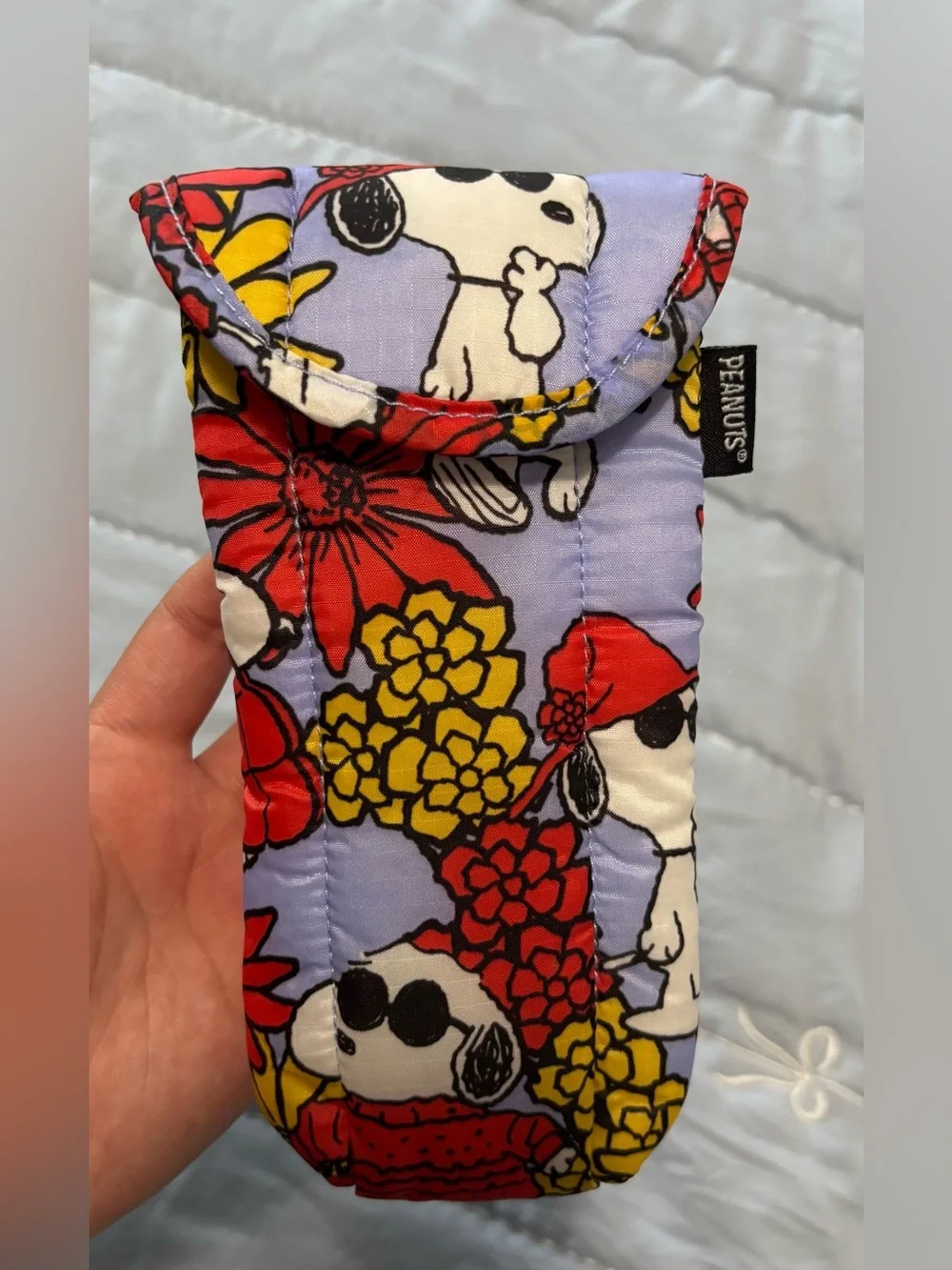 Baggu snoopy glasses sleeve